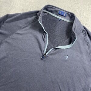 Stitch Golf Pullover Men's XL Heather Gray Quarter Zip Performance Stretch